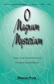 O Magnum Mysterium SATB choral sheet music cover Thumbnail